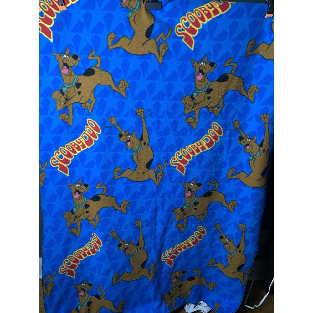 Vintage 90s Y2K  Scooby Doo Throw Blanket‎ All Over Print Double Sided